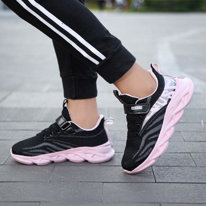 Lace-Up Girls Breathable Running Shoes - Premium  from Milly N Molly - Just $70! Shop now at Milly N Molly  