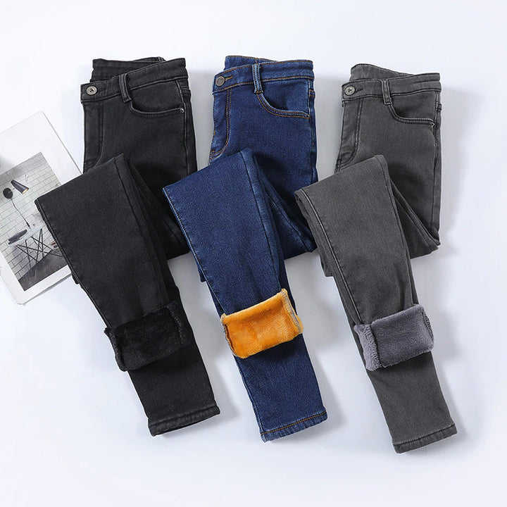 Fleece Lined Jeans - Premium  from Milly N Molly  - Just $61! Shop now at Milly N Molly  
