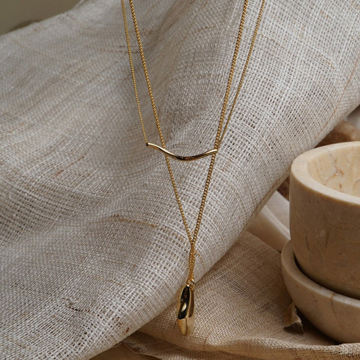 2Pcs Set Waterdrop Irregular Necklaces - Premium  from Milly N Molly - Just $20! Shop now at Milly N Molly  