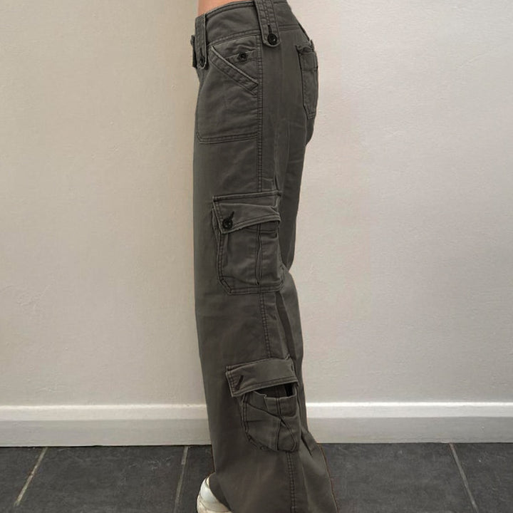 Button Low Waist Women's Denim Pants - Premium  from Milly N Molly  - Just $46! Shop now at Milly N Molly  