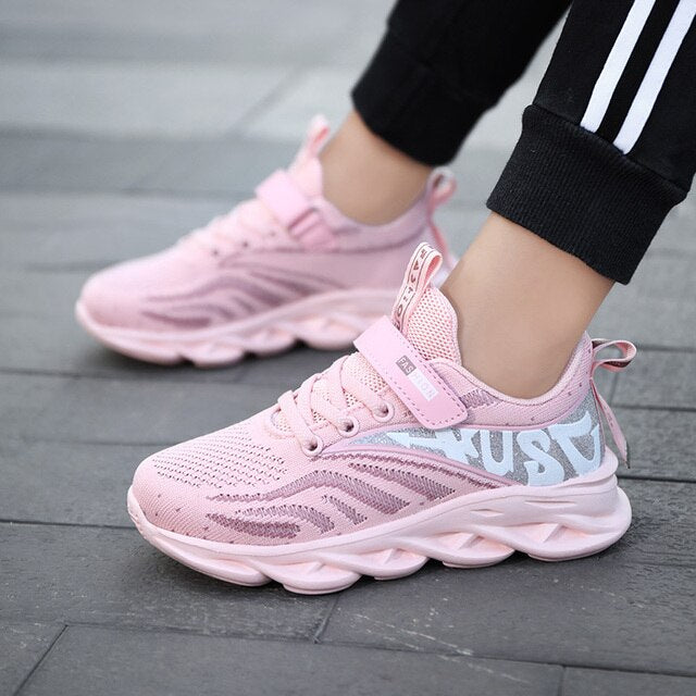 Lace-Up Girls Breathable Running Shoes - Premium  from Milly N Molly - Just $70! Shop now at Milly N Molly  