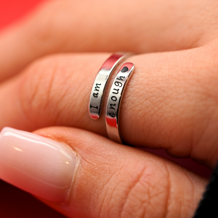 I Am Enough Ring - Premium  from Milly N Molly  - Just $15! Shop now at Milly N Molly  